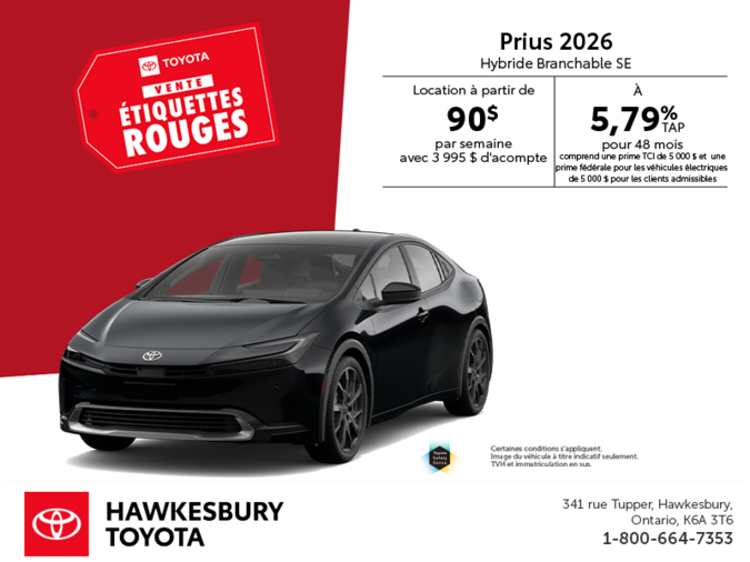 Toyota Prius Plug-In Hybrid 2026