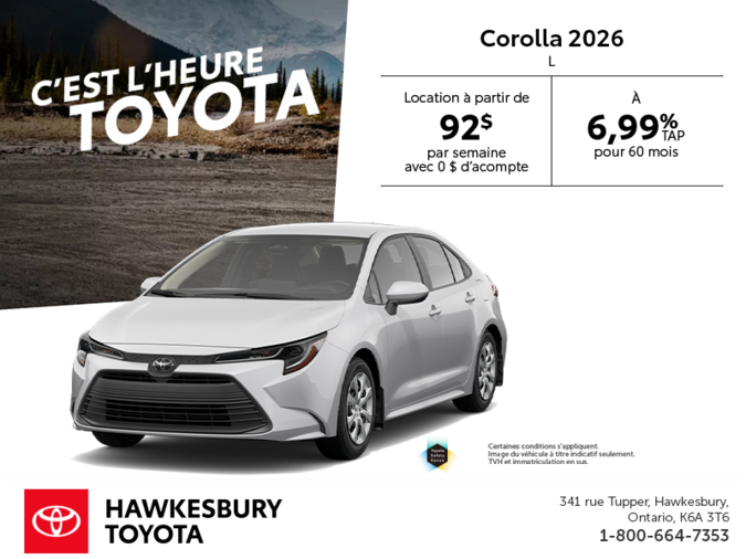 Toyota Corolla 2026