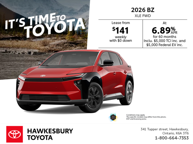 2026 Toyota bZ
