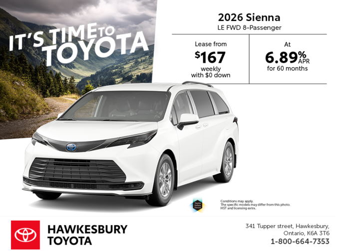 2026 Toyota Sienna Hybrid