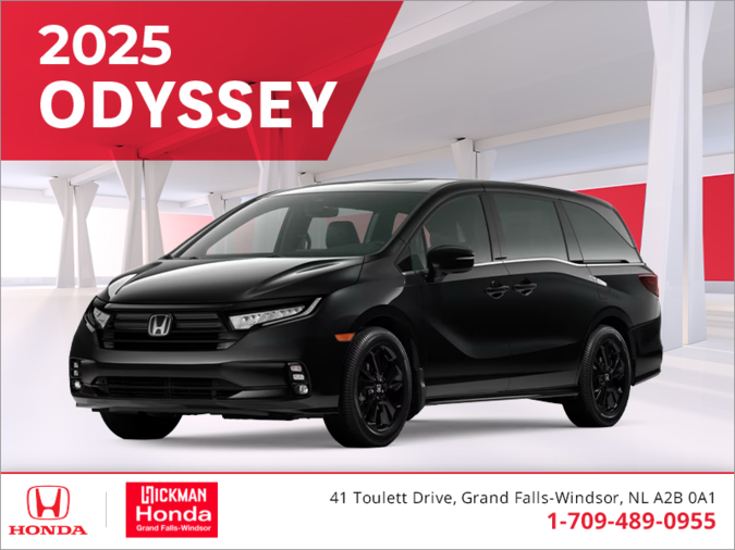 Get the 2025 Honda Odyssey!