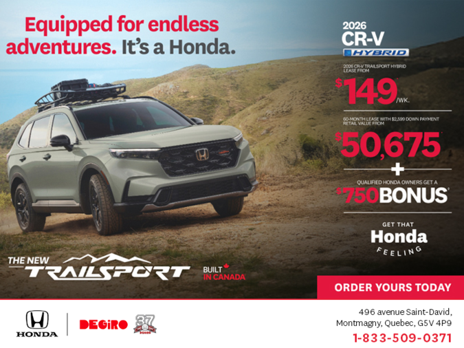 Get the 2025 Honda CR-V Hybrid!