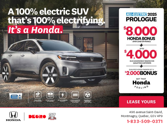 Get the 2025 Honda Prologue!