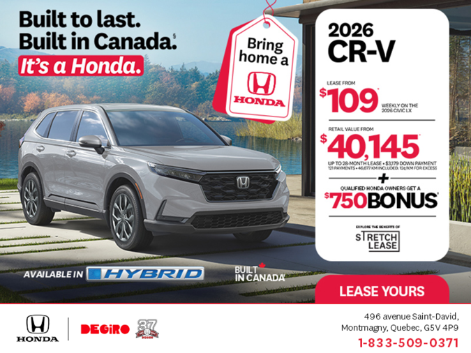 Get the 2026 Honda CR-V!