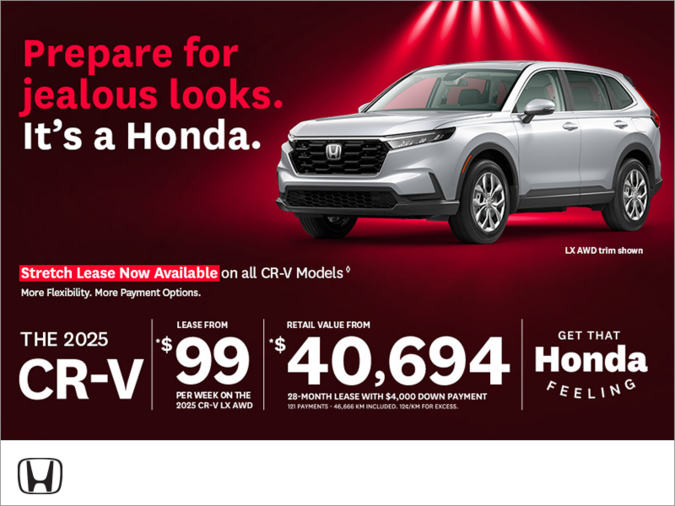 Get the 2025 Honda CR-V!