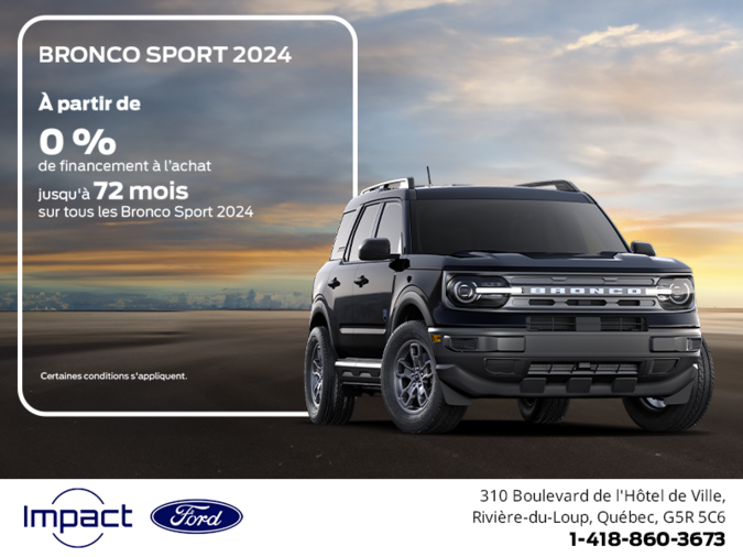 Ford Bronco Sport 2024