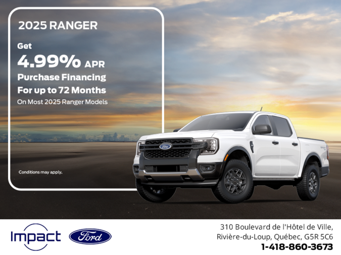 2025 Ford Ranger