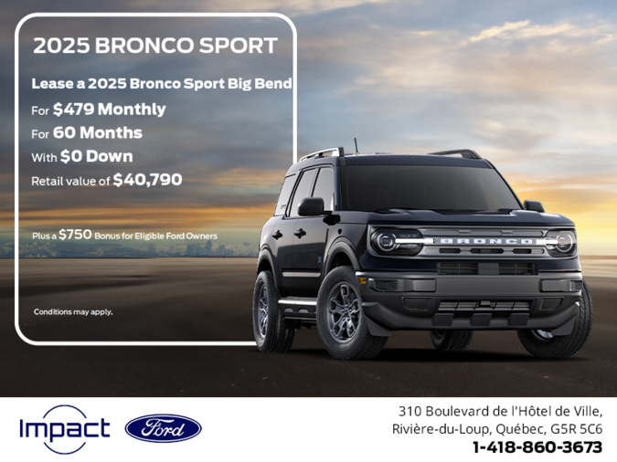 2025 Ford Bronco Sport