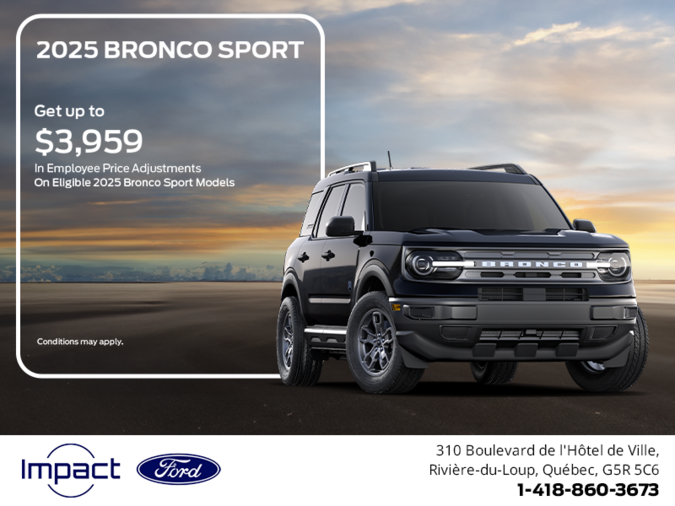 2025 Ford Bronco Sport