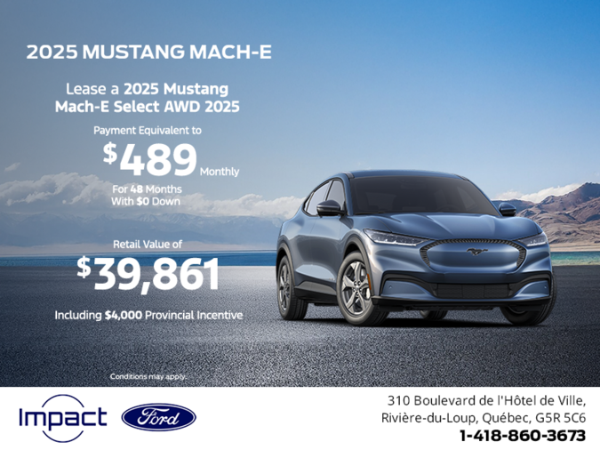 2025 Ford Mustang Mach-E