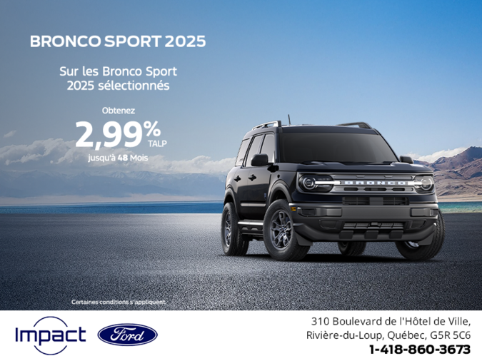 Ford Bronco Sport 2025