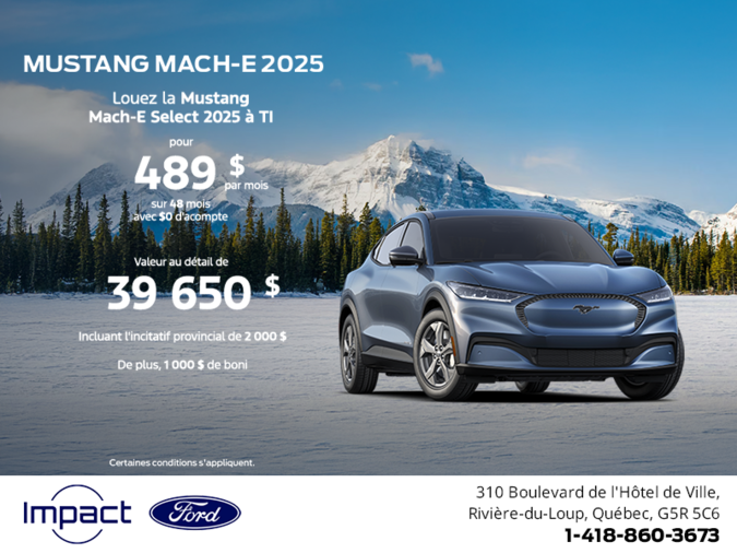 2025 Ford Mustang Mach-E