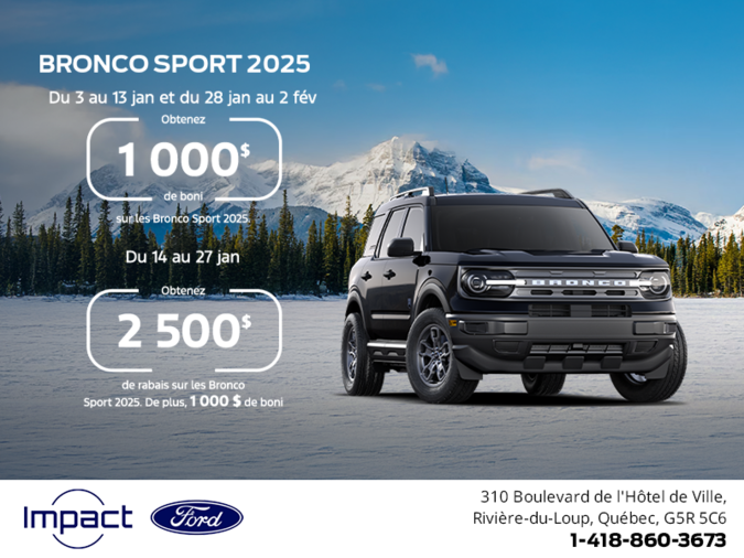 Ford Bronco Sport 2025