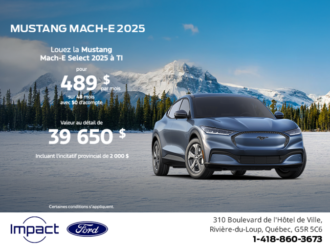 Ford Mustang Mach-E 2025