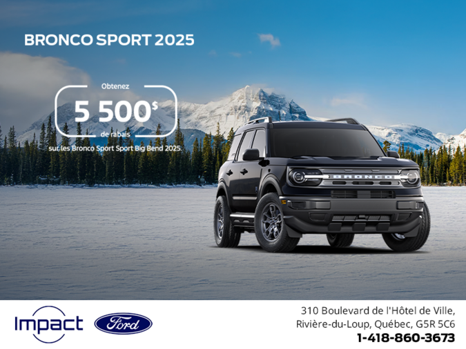 Ford Bronco Sport 2025