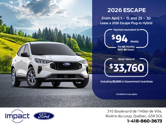 2026 Ford Escape Hybrid