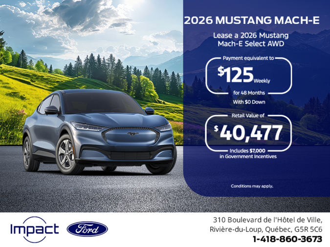 2026 Ford Mustang Mach-E