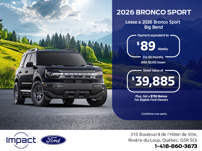 2026 Ford Bronco Sport