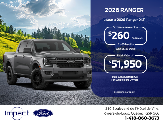 2026 Ford Ranger
