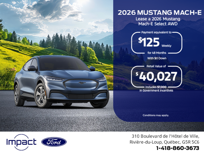 2026 Ford Mustang Mach-E