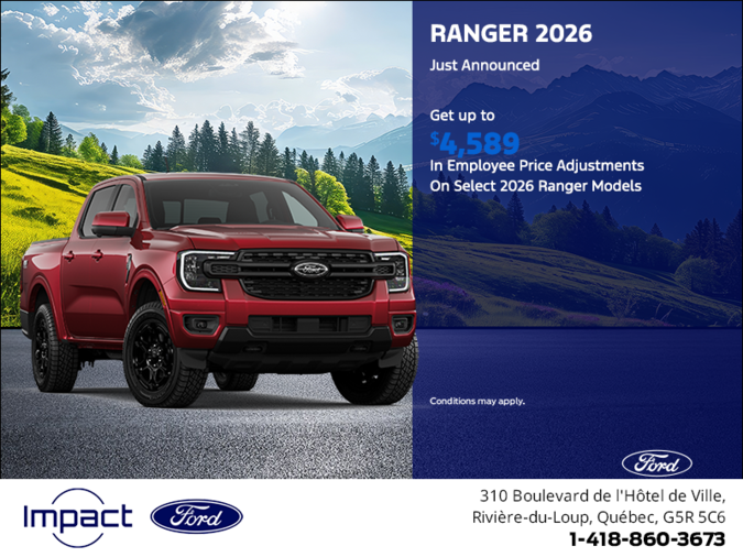2026 Ford Ranger