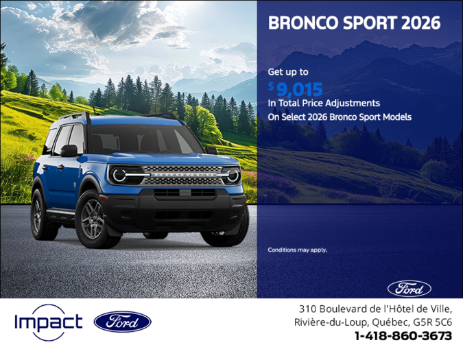 2026 Ford Bronco Sport