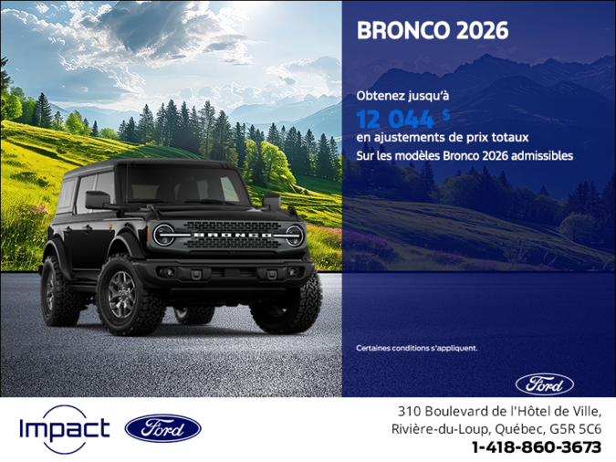 Ford Bronco 4 doors 2026