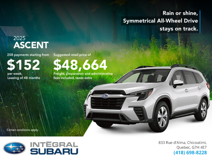 Get the 2025 Ascent today!