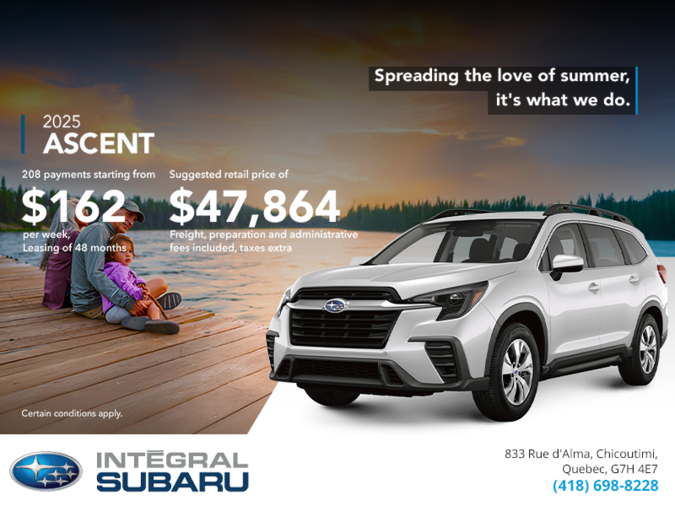 Get the 2025 Ascent today!