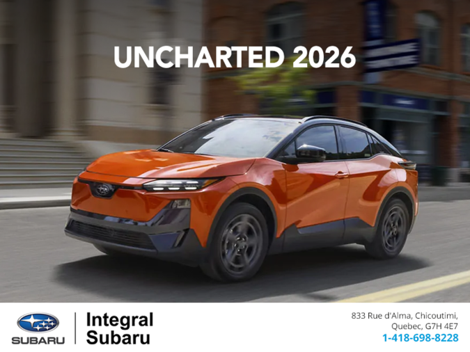 Subaru Uncharted 2026