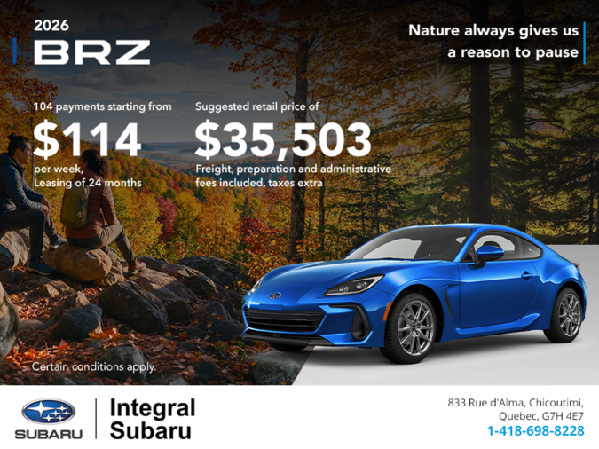 2026 Subaru BRZ