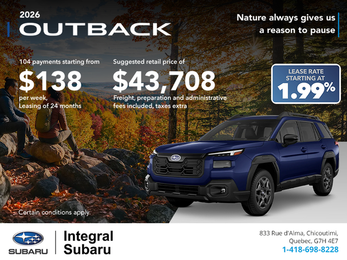 2026 Subaru Outback