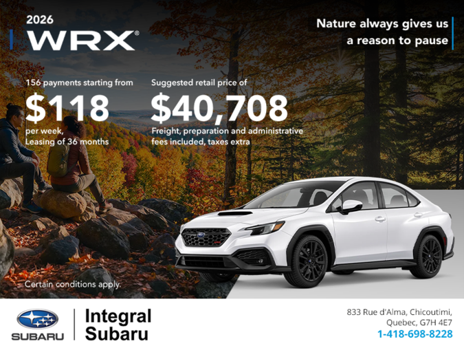 2026 Subaru WRX