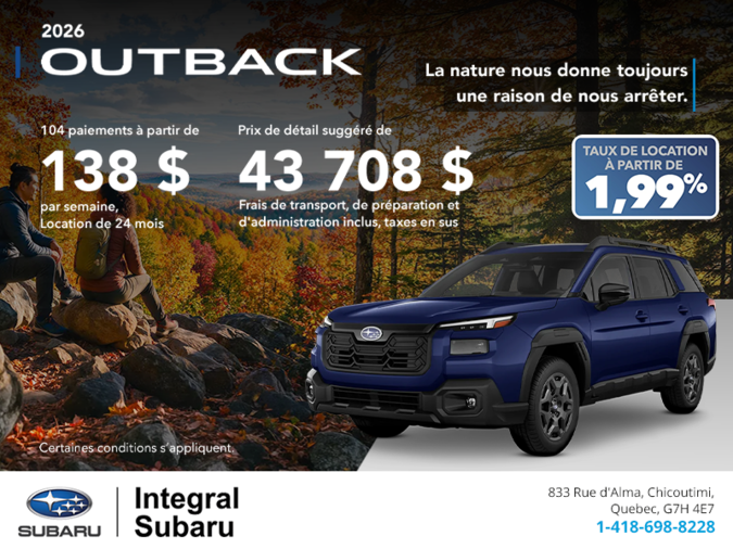 Subaru Outback 2026