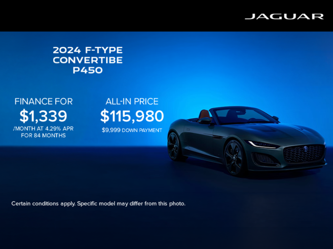 The 2024 Jaguar F-TYPE Convertible