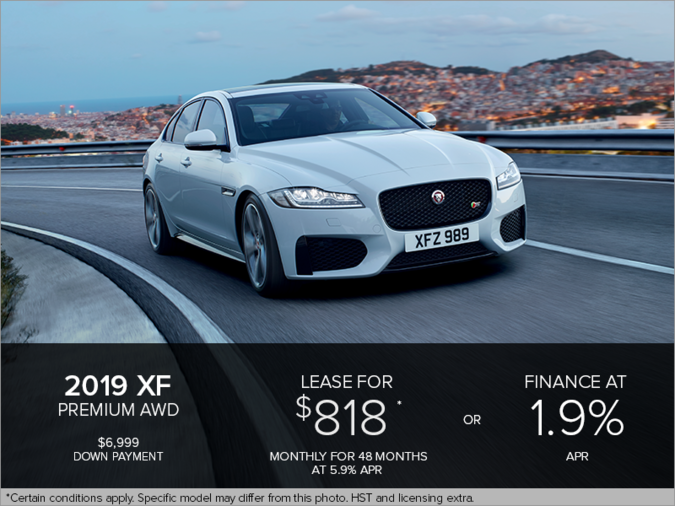 The 2019 Jaguar XF Premium AWD