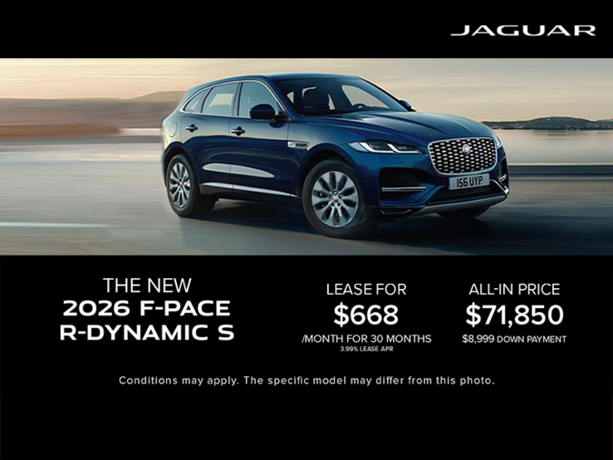 The 2026 Jaguar F-PACE