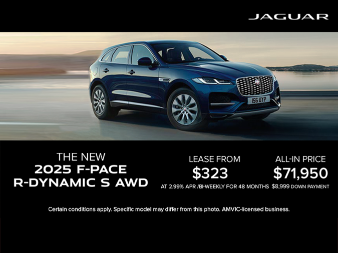 The 2025 Jaguar F-PACE