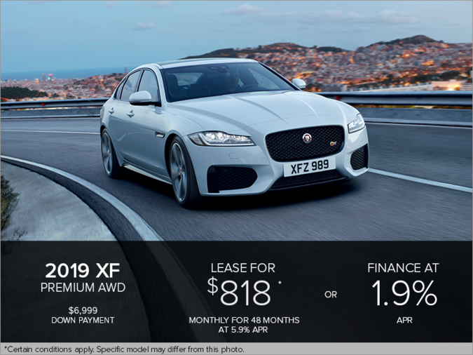 The 2019 Jaguar XF Premium AWD