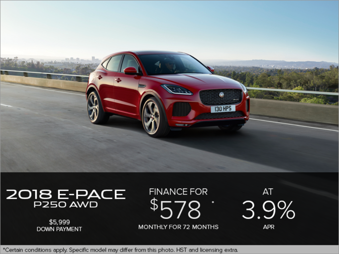 The 2018 Jaguar E-PACE P250