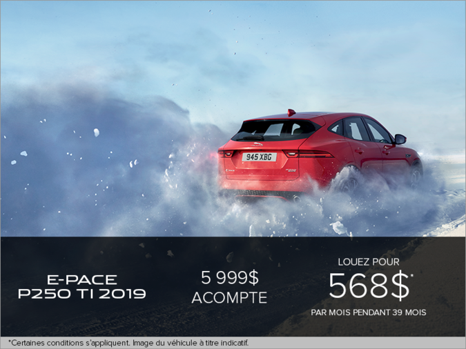 Le Jaguar E-PACE SE P250 TI 2019