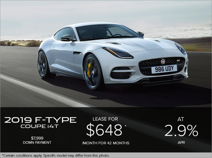 The 2019 Jaguar F-TYPE Coupe i4T
