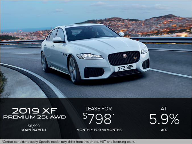 The 2019 Jaguar XF Premium AWD