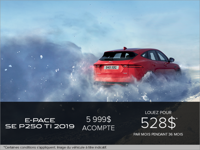 Le Jaguar E-PACE SE P250 TI 2019