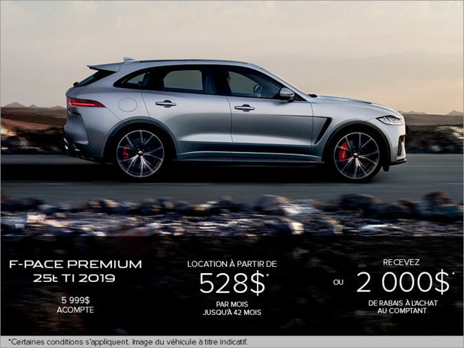 La Jaguar F-PACE Premium 25t TI 2019