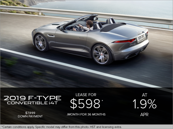 The 2019 Jaguar F-TYPE Convertible i4T