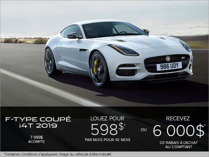 La Jaguar F-TYPE Coupé i4T 2019