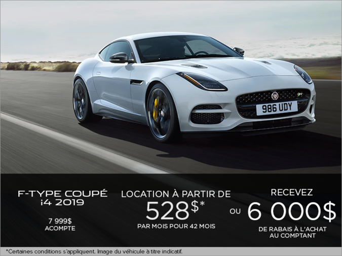 La Jaguar F-TYPE Coupé i4T 2019