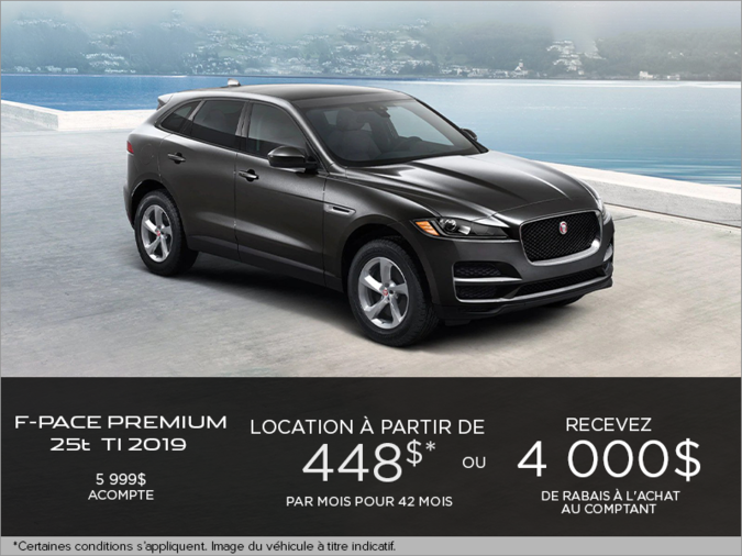 Le Jaguar F-PACE Premium 25t TI 2019