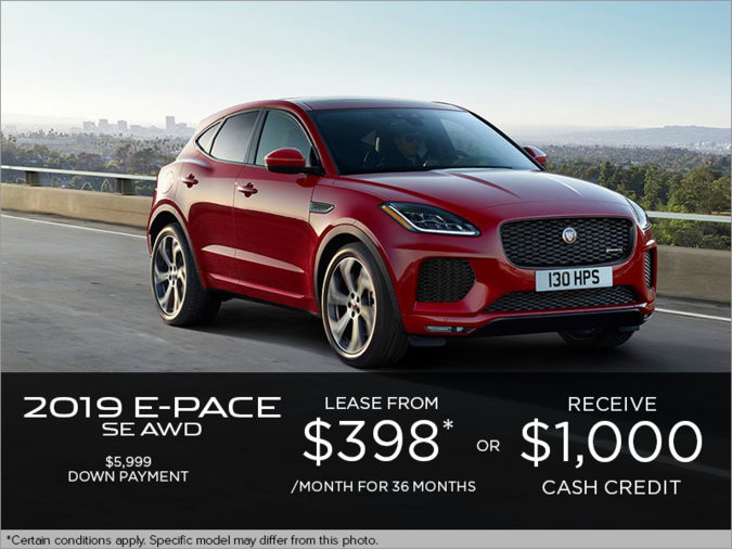 The 2019 Jaguar E-PACE SE AWD